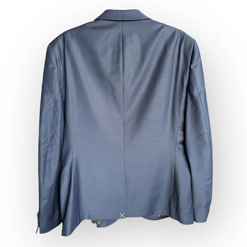 Label‎ Lab Men's Jacket Size 42R Slim Fit Navy Blue New